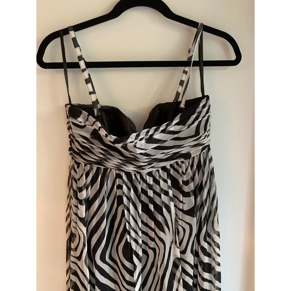 WHBM Silk maxi dress - strapless removeable straps - Picture 2 of 7